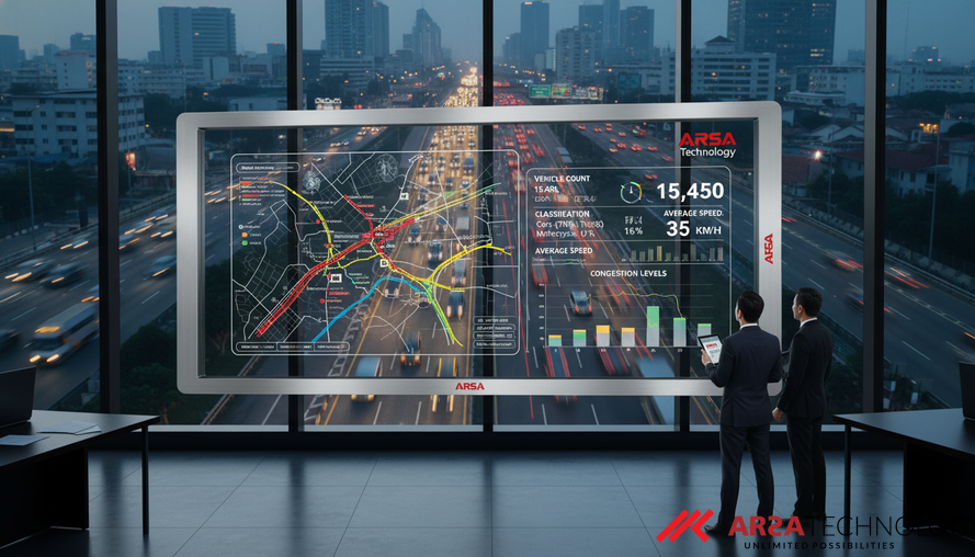 Analitik Video AI: Transformasi Manajemen Lalu Lintas dengan Traffic Monitor (AI BOX) ARSA Technology