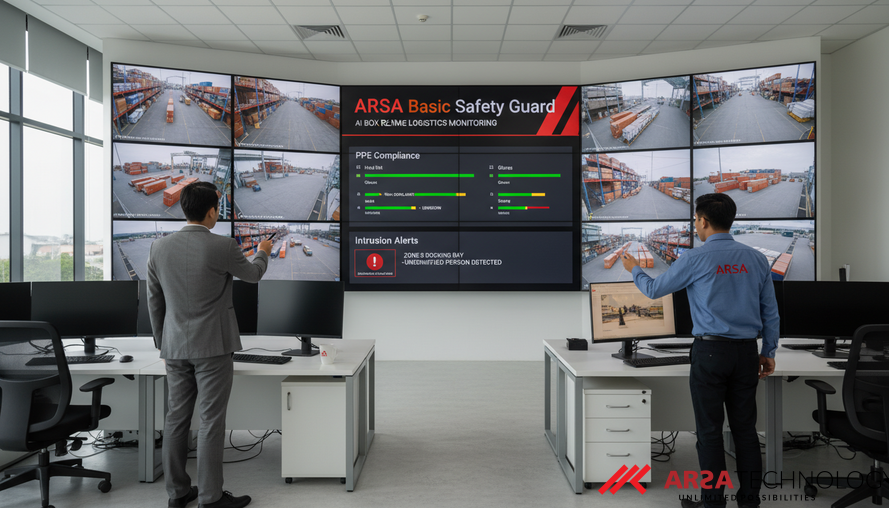 Edge Computing vs. Cloud: Mengapa ARSA Basic Safety Guard (AI BOX) Unggul untuk Keamanan Logistik Anda