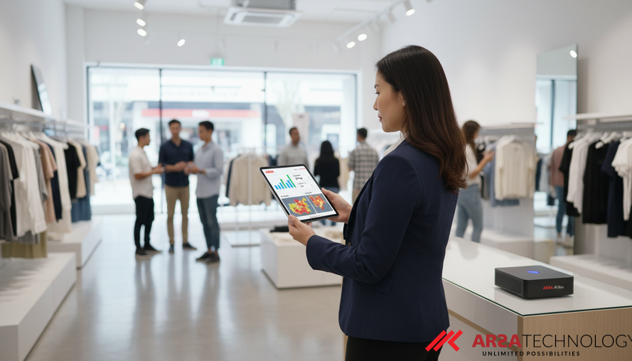 Unlock Fashion Retail Potential: Rapid Deployment of ARSA AI BOX Smart Retail Counter