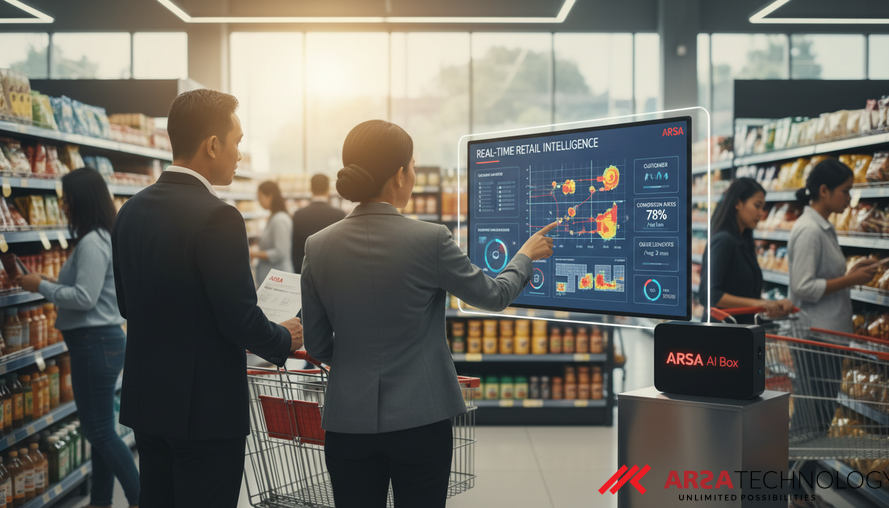 Dari CCTV ke Analitik Cerdas: Mengatasi Biaya Operasional Tinggi Supermarket dengan Smart Retail Counter (AI BOX) ARSA