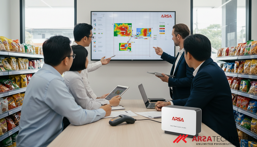 Panduan Industri: Optimalkan Keuntungan Toko Kelontong dengan Analisis Heatmap ARSA Smart Retail Counter (AI BOX)