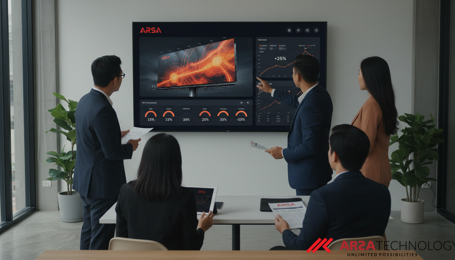 Studi Dampak Finansial: Mengukur ROI Iklan DOOH dengan ARSA AI Box Audience Meter