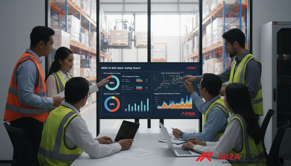Studi Kasus: Meningkatkan Visibilitas Produktivitas dan Keamanan Gudang dengan ARSA Basic Safety Guard (AI BOX)