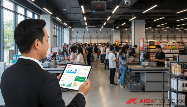 Eliminate Lost Sales: How ARSA's Smart Retail Counter Optimizes Peak Hour Staffing