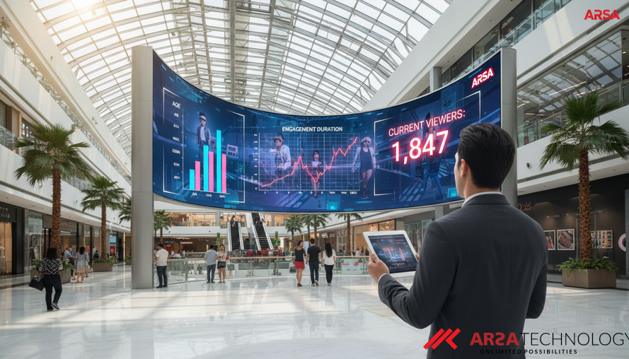 How to Measure Digital Billboard Audience with AI Analytics for Shopping Malls