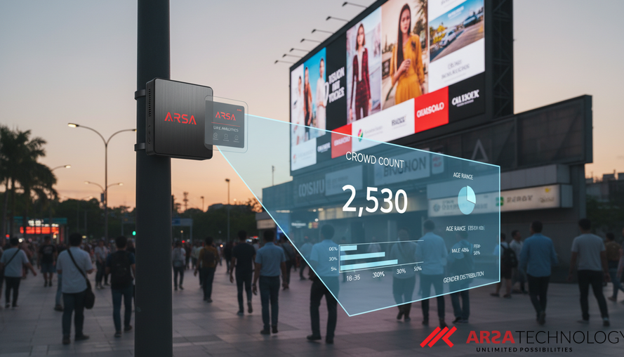 Discover the Best AI Audience Meter for Outdoor Advertising Networks: ARSA’s Edge AI Box