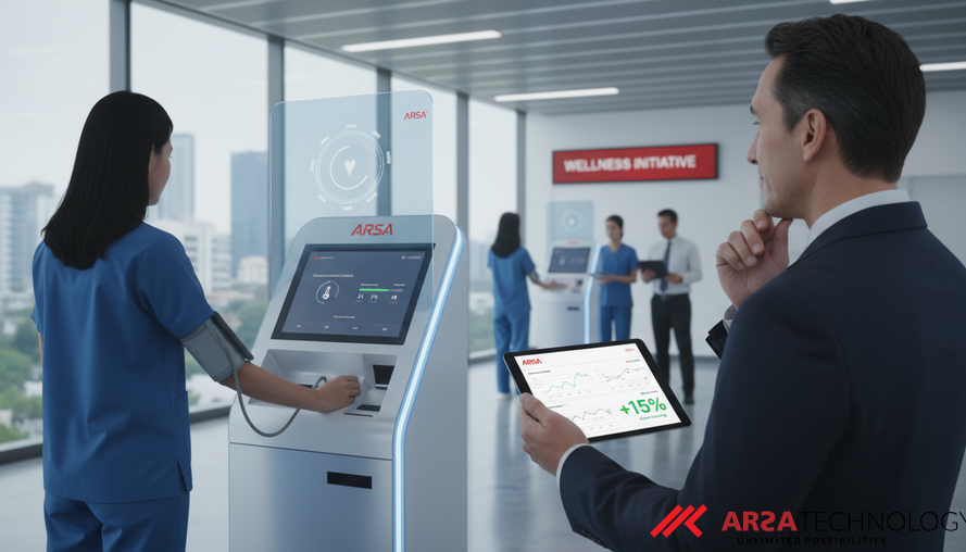 How ARSA Self-Check Health Kiosk Can Help Hospitals Reduce Occupational Health Costs with AI Health Kiosk