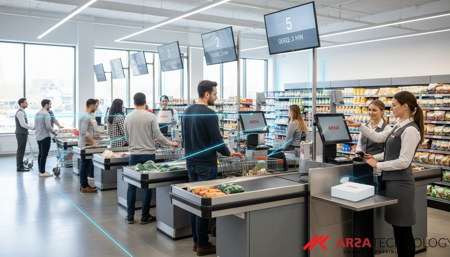 AI Box Series for Grocery: How to Reduce Queue Wait Times in Retail with AI Video Analytics