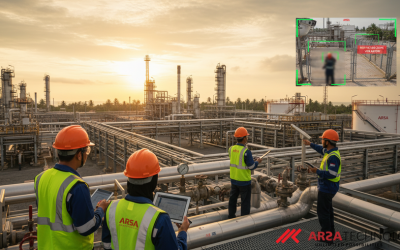 Mengurangi Kecelakaan Kerja TRIR dengan AI Video Analytics: Studi Kasus ROI di Industri Minyak & Gas
