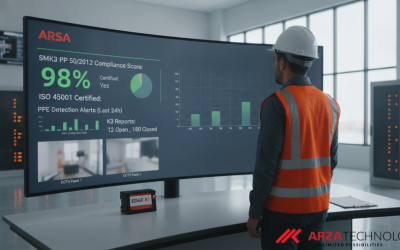Meningkatkan ROI dengan Software AI K3 sesuai SMK3 PP 50 2012 dan ISO 45001: Studi Kasus ARSA AI Box