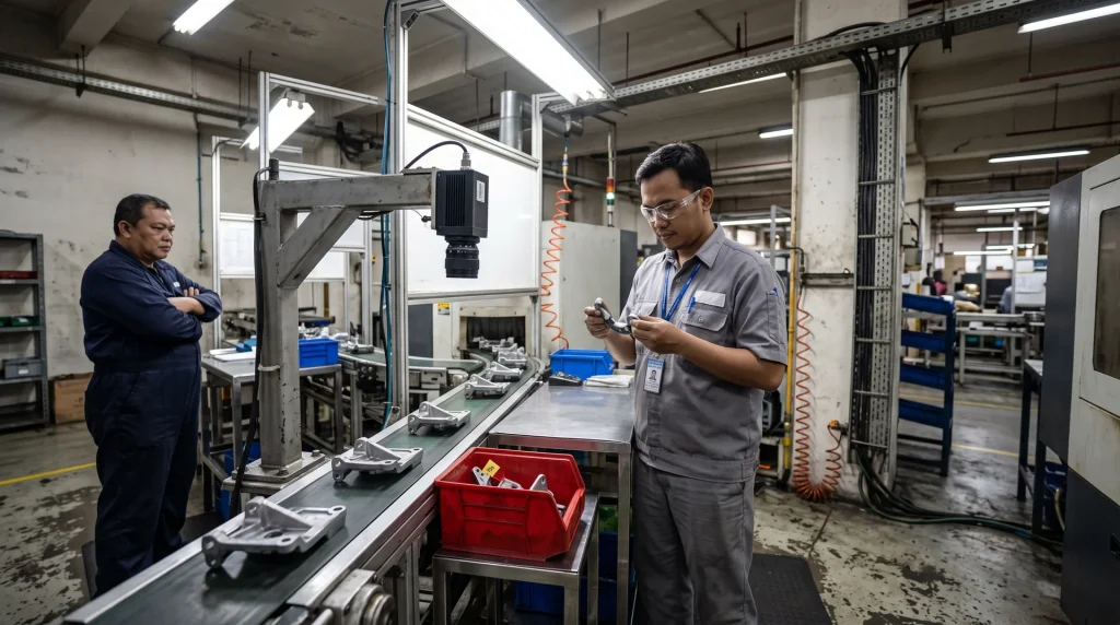 Computer Vision Untuk Inspeksi Visual Otomatis Sesuai Standar SNI Manufaktur